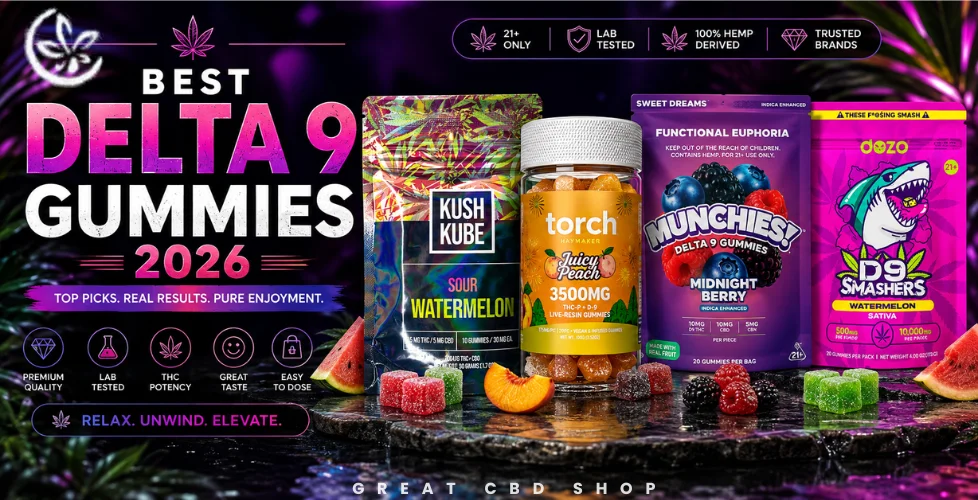 Best Delta 9 Gummies 2026Benefits, Effects, Buying Guide