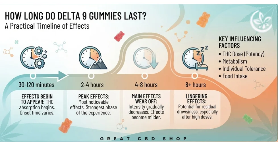 How Long Do Delta 9 Gummies Last