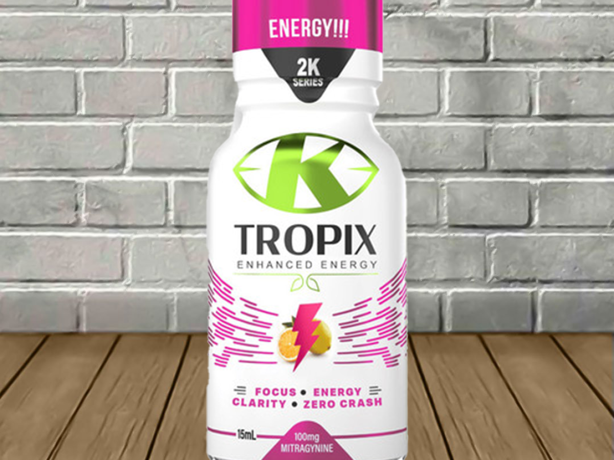 K-Tropix 2K Series Kratom Enhanced Energy Shot 15ml - Great CBD Shop