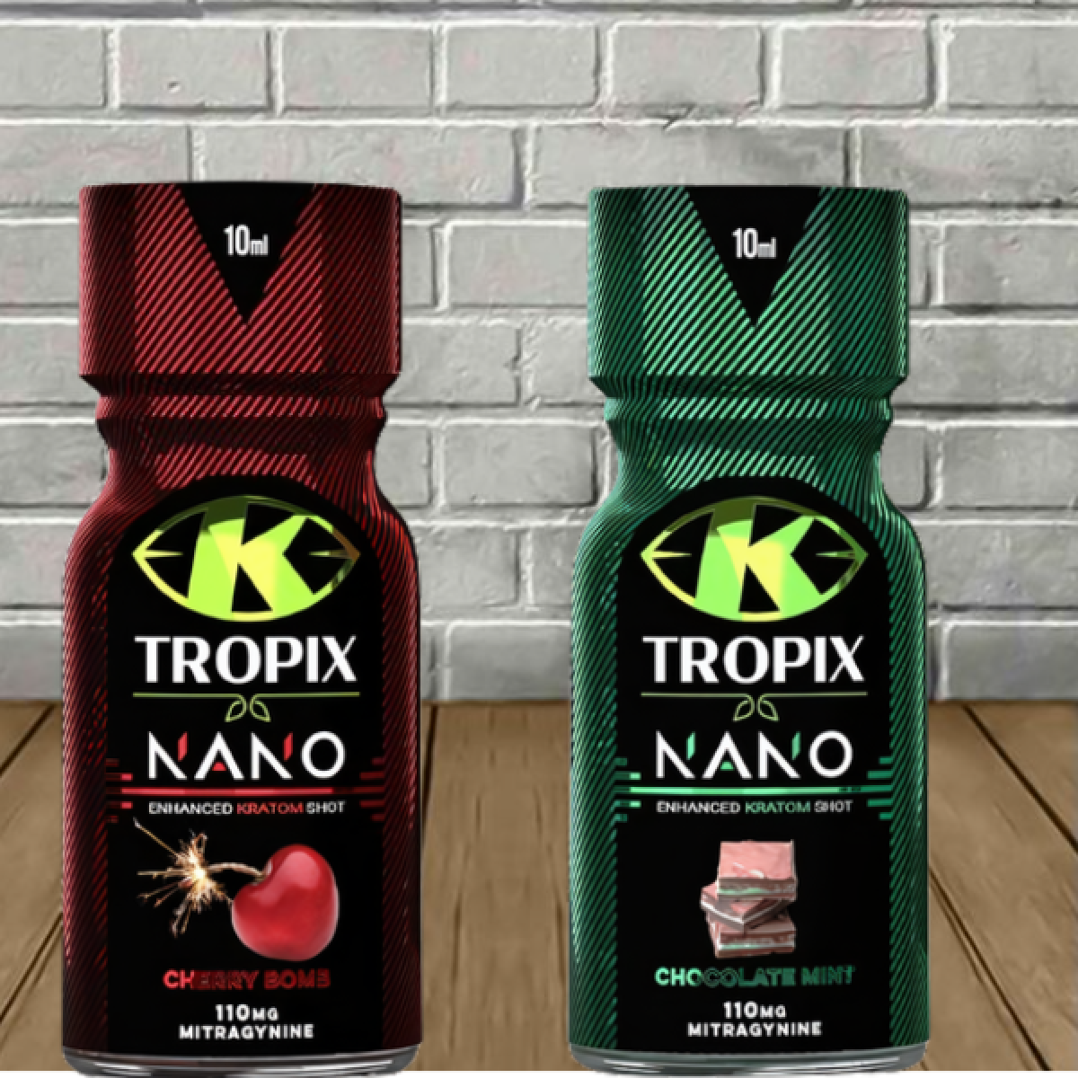 ザリキング　ヤモマーク　BLOPUS K-Tropix Nano-Enhanced Liquid Kratom Extract Shot 10ml - Great CBD