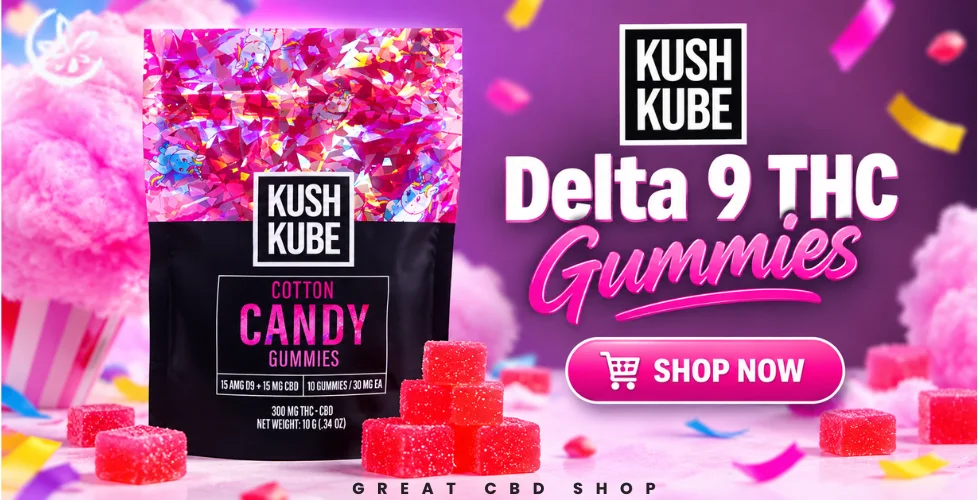 Kush Kube Delta 9 THC Gummies 300mg