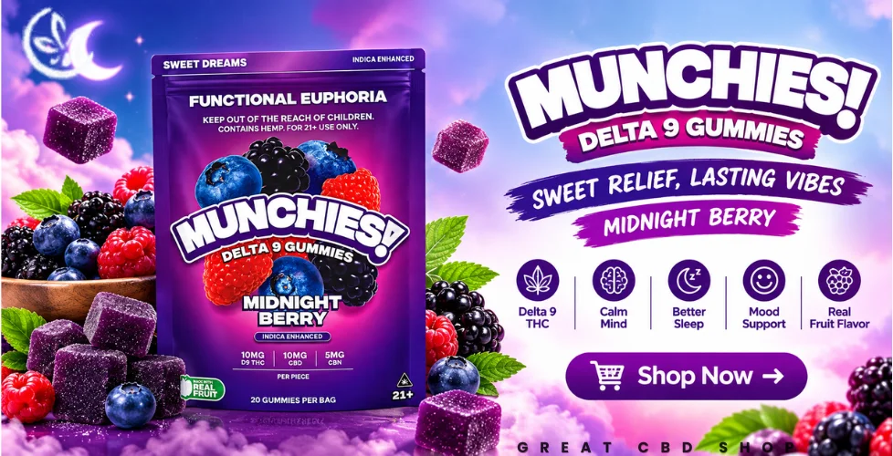 Munchies! Functional Euphoria Delta-9 Gummies