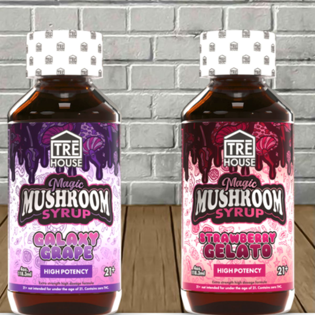 Tre House High Potency Magic Mushroom Syrup 50mg - Great CBD Shop