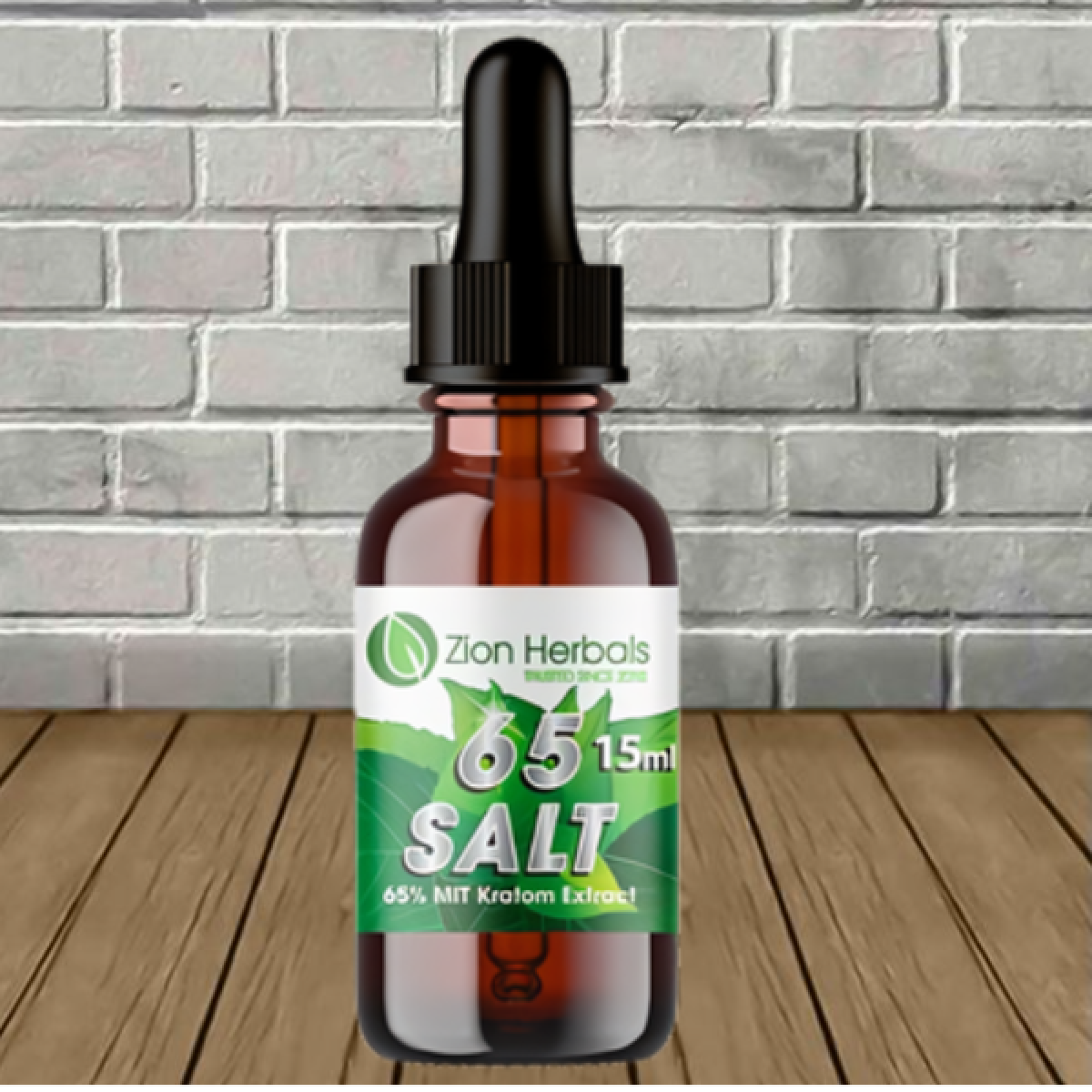 Zion Herbals 65 Salt 65% Liquid Kratom Extract 15ml - Great CBD Shop