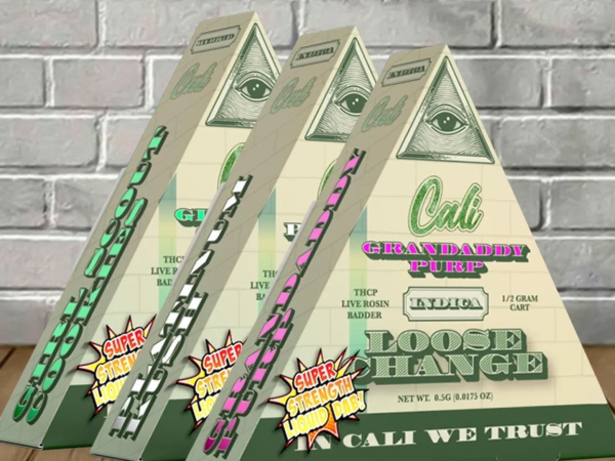 disposable vape cartridge packaging Cali Extrax 2g Carts main image 1