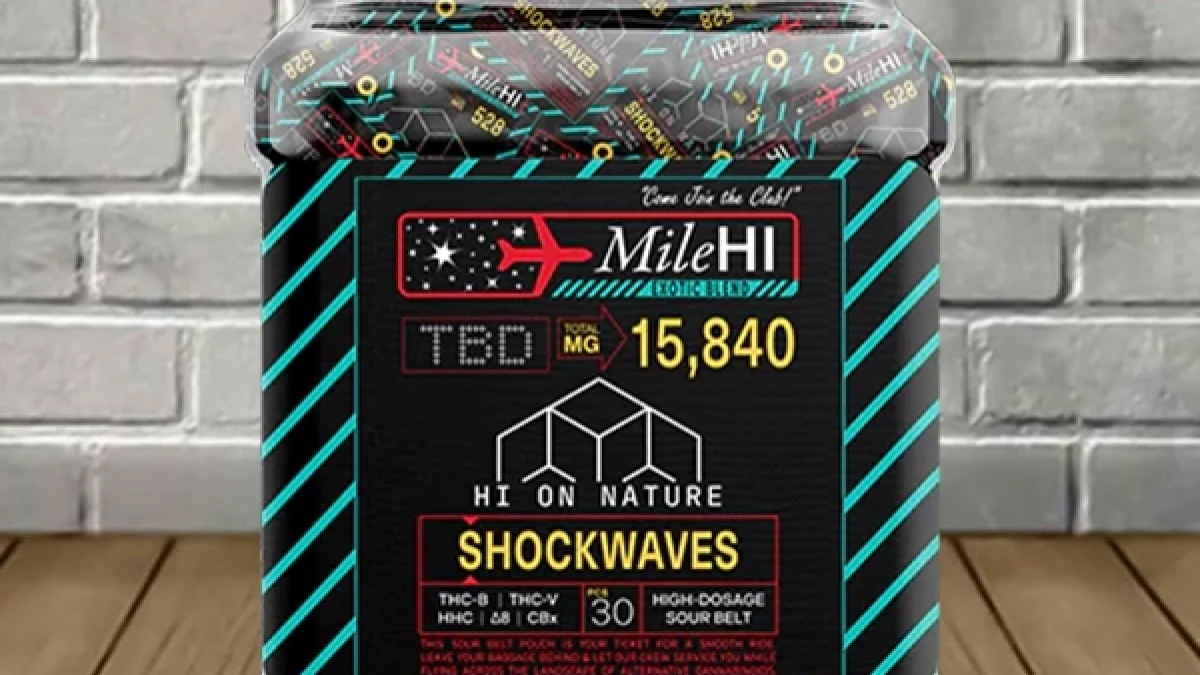 Hi On Nature Mile Hi Exotic Blend Single Shockwave 528mg - Great