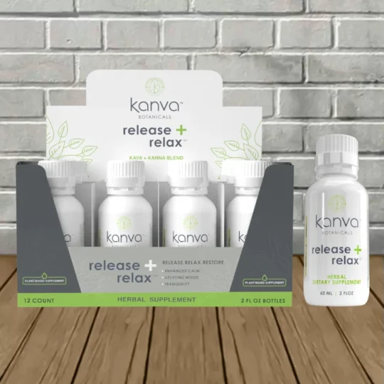 Kanva Botanicals Kanna + Kava Shot 2oz-12 Shot BULK CASE