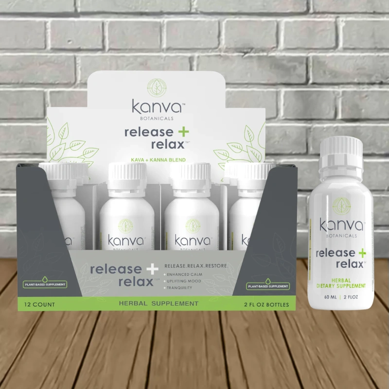 Kanva Botanicals Kanna + Kava Shot 2oz-12 Shot BULK CASE