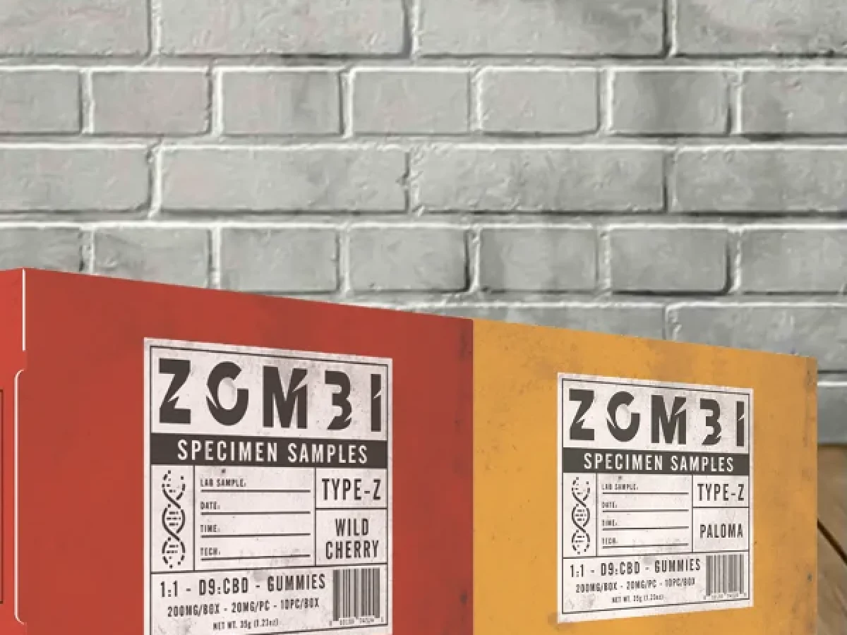 SPECIAL ZOMBIE PACK 2個セット Zombi Specimen Type-Z Blister Pack 200mg - Great CBD Shop