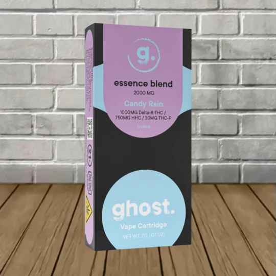 Ghost Essence Blend D8 THCp Vape Cartridge 2g - Candy Rain -- Indica