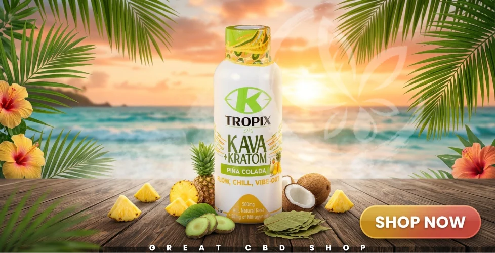 K-Tropix Kava + Kratom Extract Shot 2oz