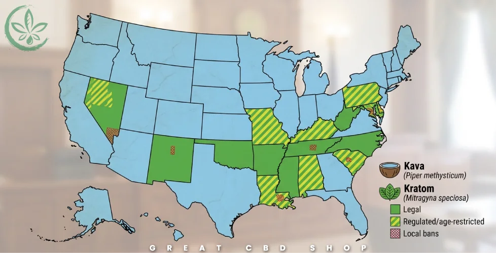 Legal Status of Kratom and Kava