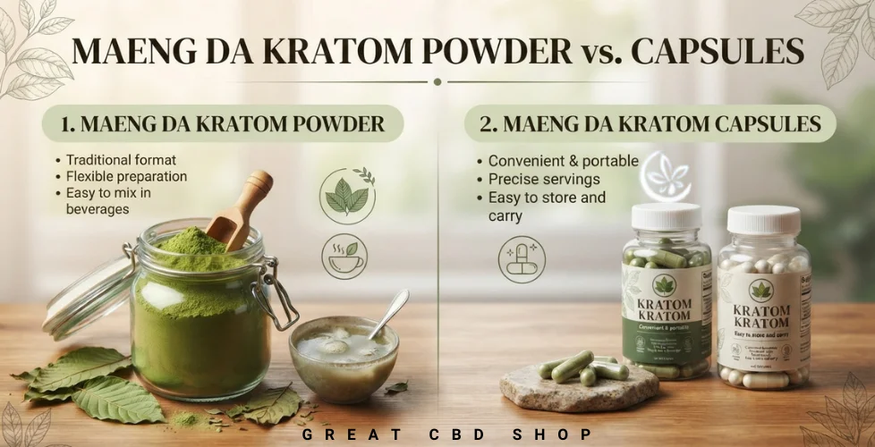 Maeng Da Kratom Powder vs. Capsules
