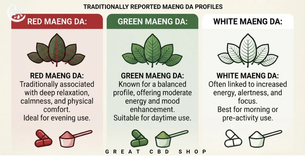 Maeng Da Kratom Vein Types