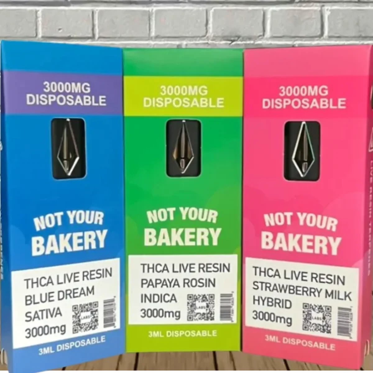 Not Your Bakery Live Resin THCa Disposable 3g - DISCONTINUED