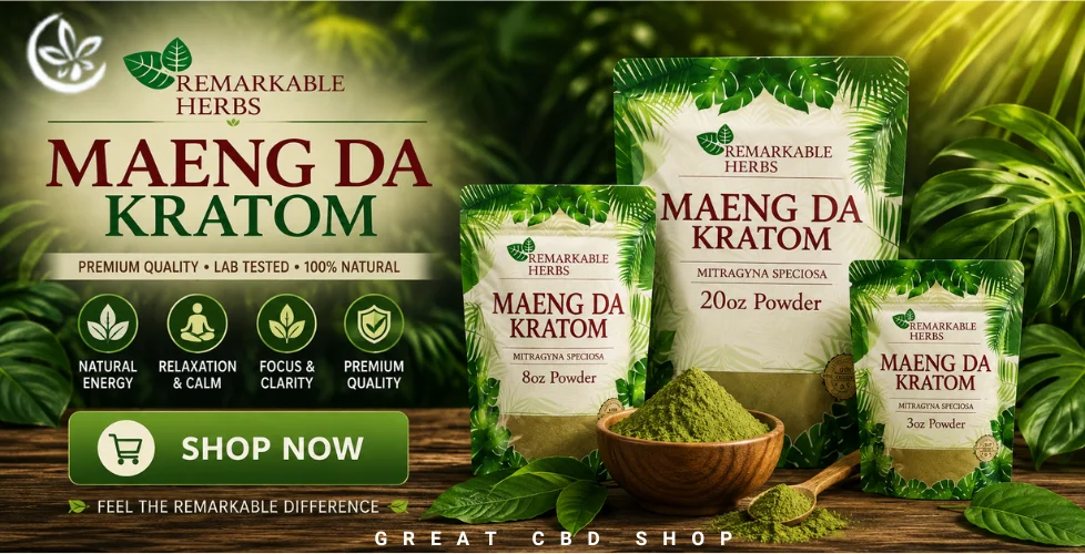 Remarkable Herbs Red Vein Maeng Da Kratom Powder