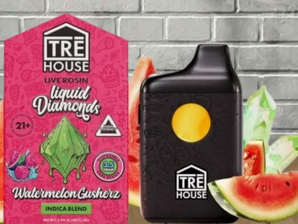 Tre House Live Rosin Liquid Diamonds Disposable Vape 3.5g