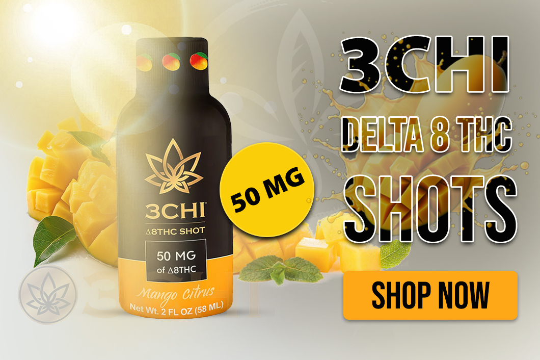 3Chi Delta 8 THC Shots 50mg Mango