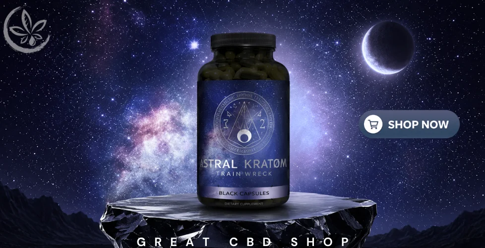 Astral Kratom Trainwreck Kratom Capsules 240ct