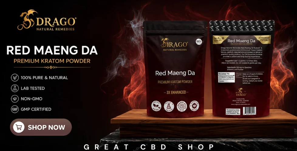 Dragon Organic Kratom Red Maeng Da Kratom Capsules