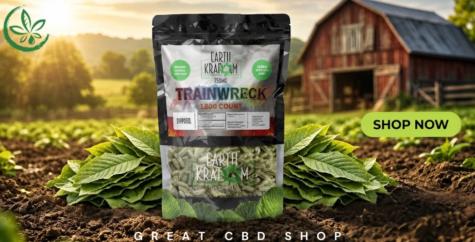 Earth Kratom Trainwreck Capsules