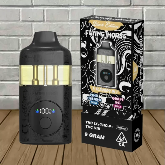 flying horse 3 in 1 vape price Stoner Blend Black Edition Disposable 9g VOOPOO Argus MT Mod Discreet Flavor:Dragon Fruit Strawberry Ice