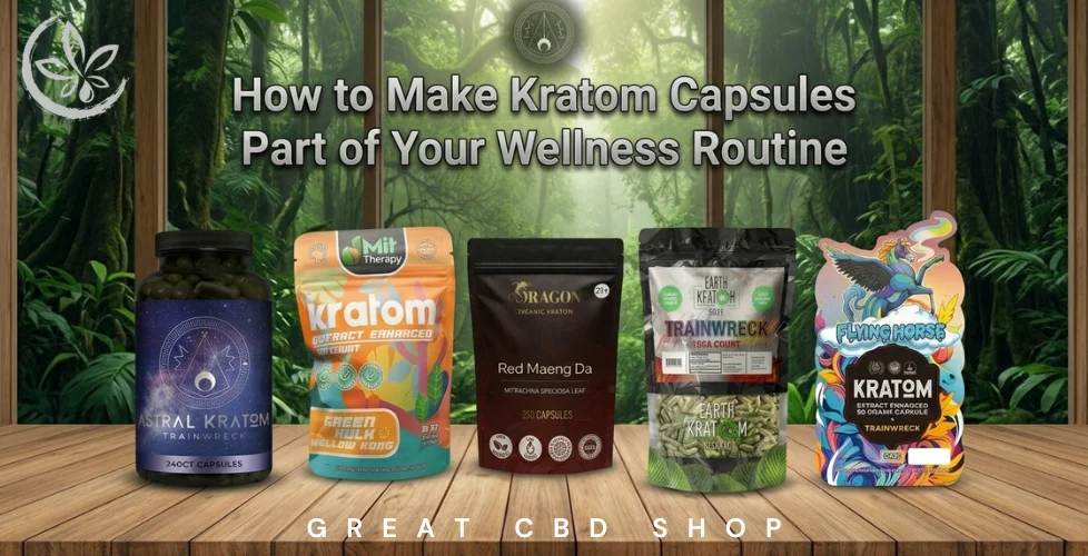 How to Make Kratom Capsules Part of Your Wellness Routine?