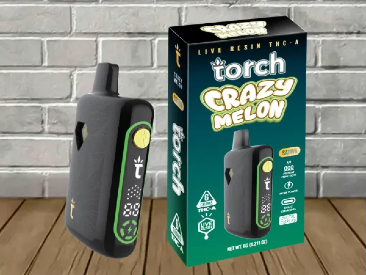 Torch X Pulse Live Resin THCa Disposable Vape 6g - Great CBD Shop