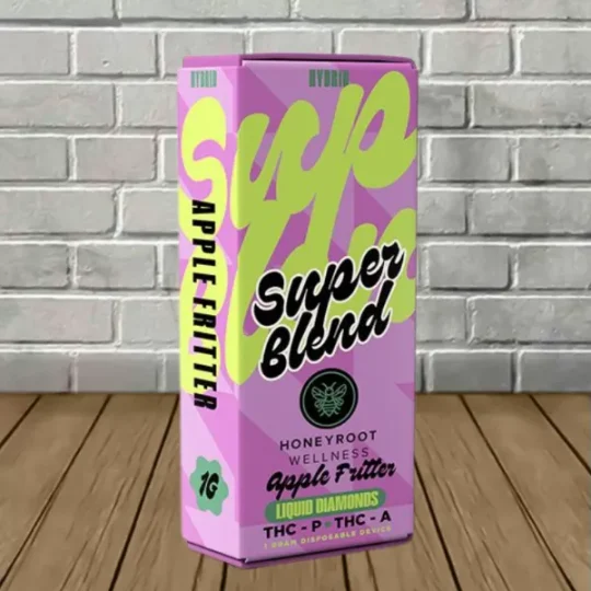 honeyroot wellness disposable vape pens Honeyroot Super Blend Liquid Diamonds Disposable 1g