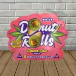 Dozo Donut Rolls THCa Prerolls 2pk-Glazed Glue -- Indica