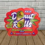 Dozo Donut Rolls THCa Prerolls 2pk-Strawberry Lemonade -- Sativa