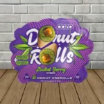 Dozo Donut Rolls THCa Prerolls 2pk-Zooted Berry -- Hybrid