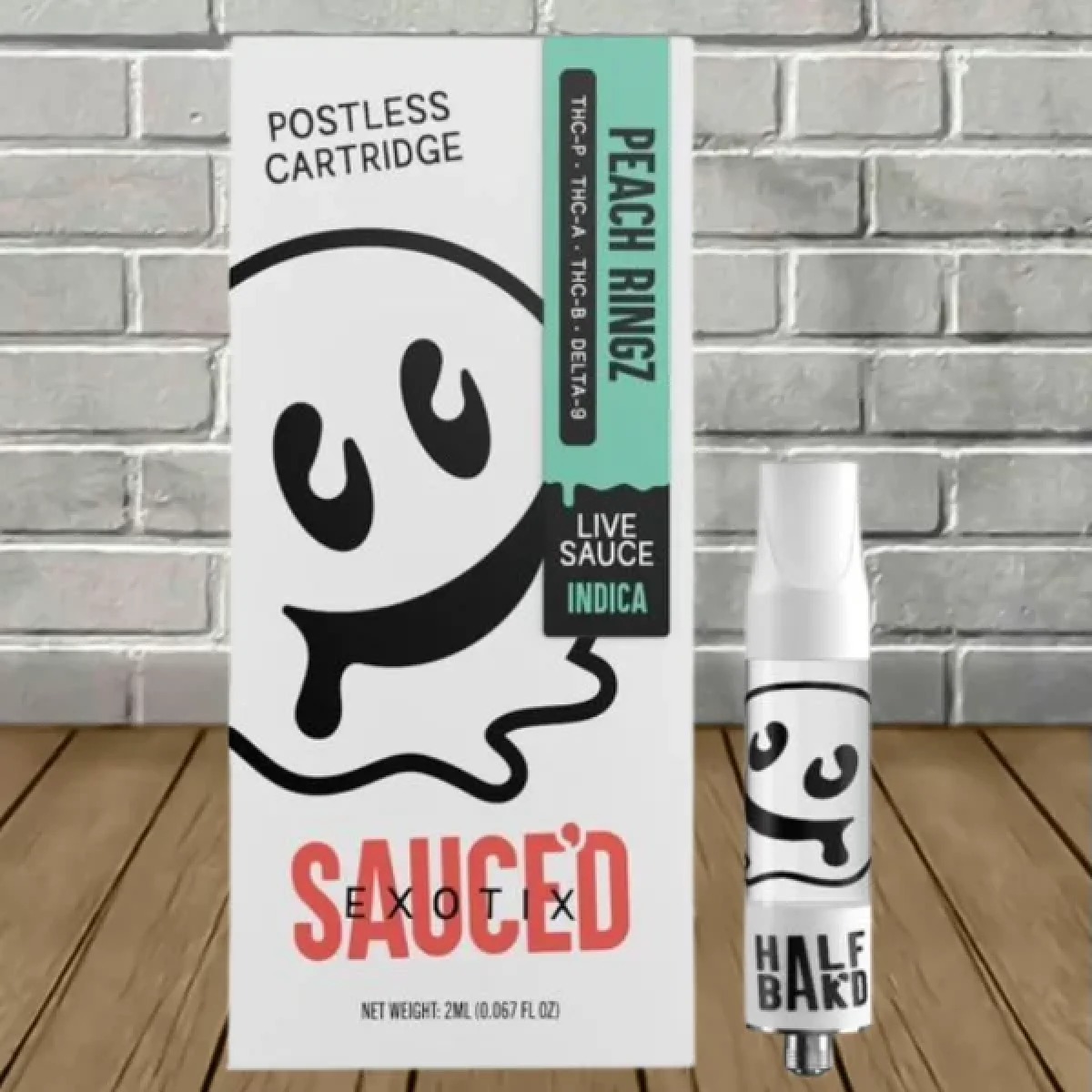 elf bar vape uk Half Bak'd Sauce'd Exotix Vape Cartridge 2g