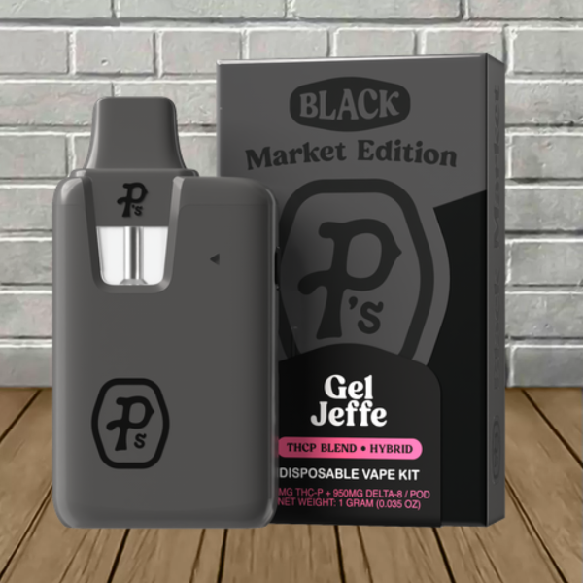 Pushin P's Black Market Edition Pod System + 1000mg THCP Pod