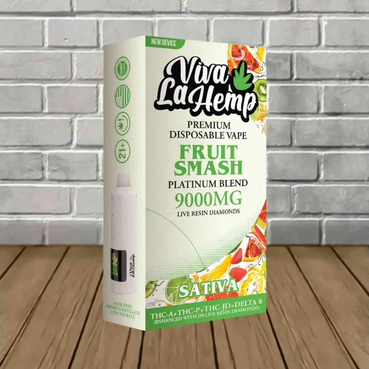Viva La Hemp Platinum Blend Disposable Vape 9g