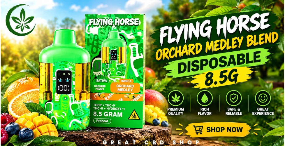 Flying Horse Orchard Medley Blend Disposable 8.5g