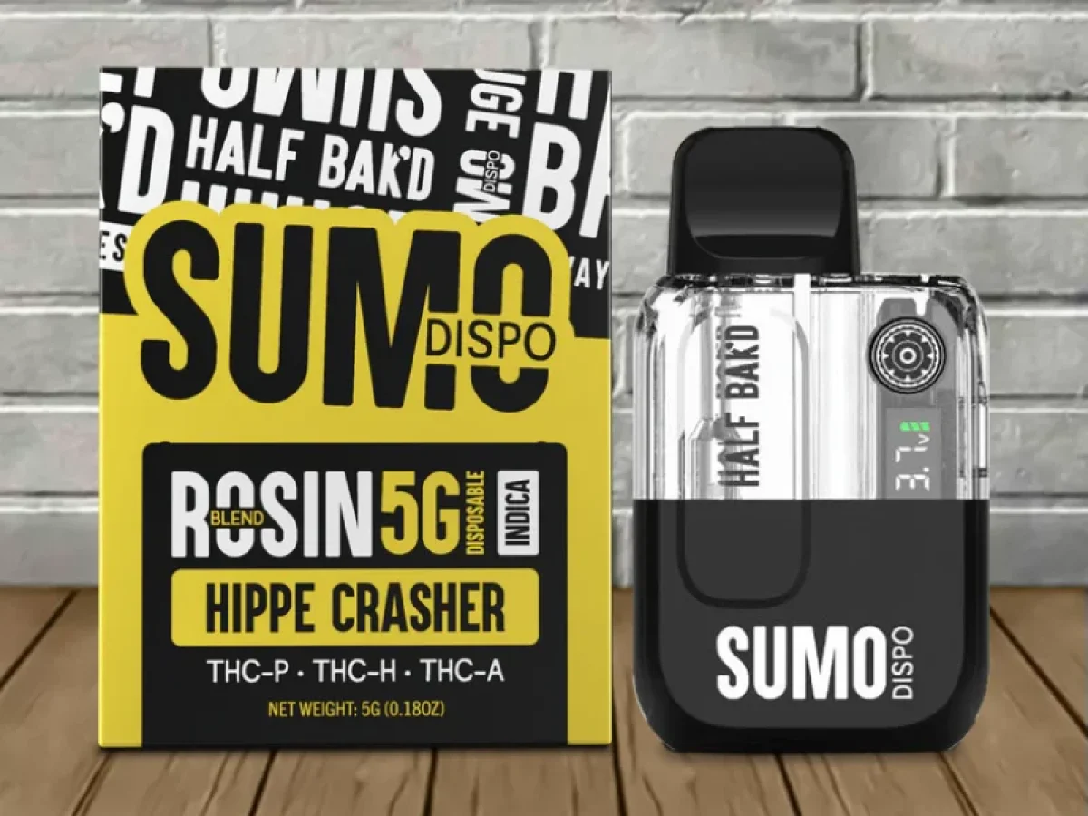 elf bar vape uk Half Bak'd Rosin Blend Sumo Disposable 5g