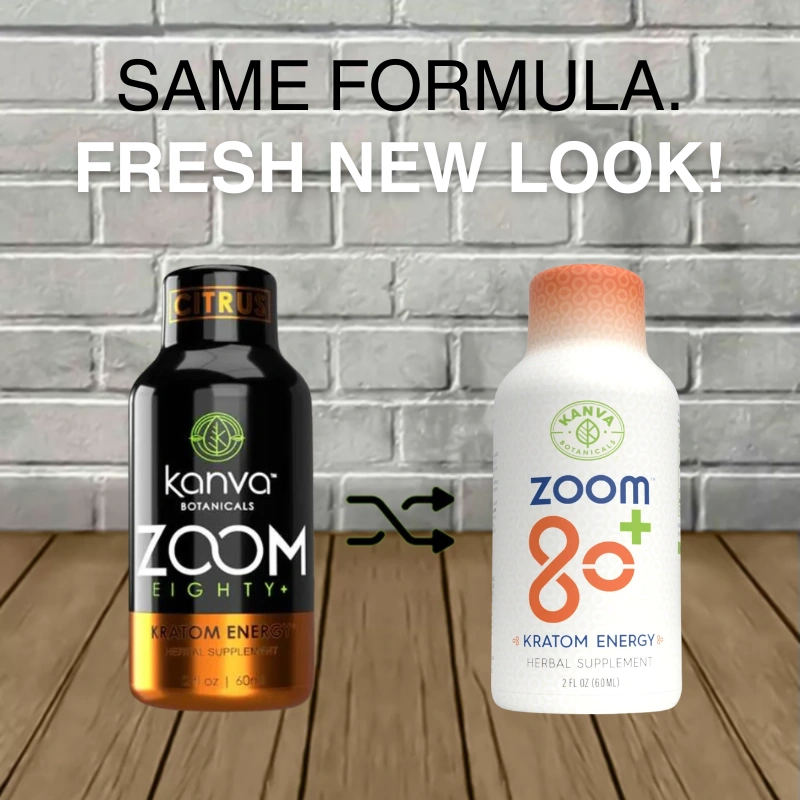 Kanva Botanicals Zoom Eighty+ Liquid Extract Shot 2oz-new packaging