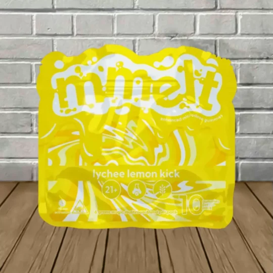 Mmelt Magic Mushroom Gummies 10ct - Lychee Lemon Kick