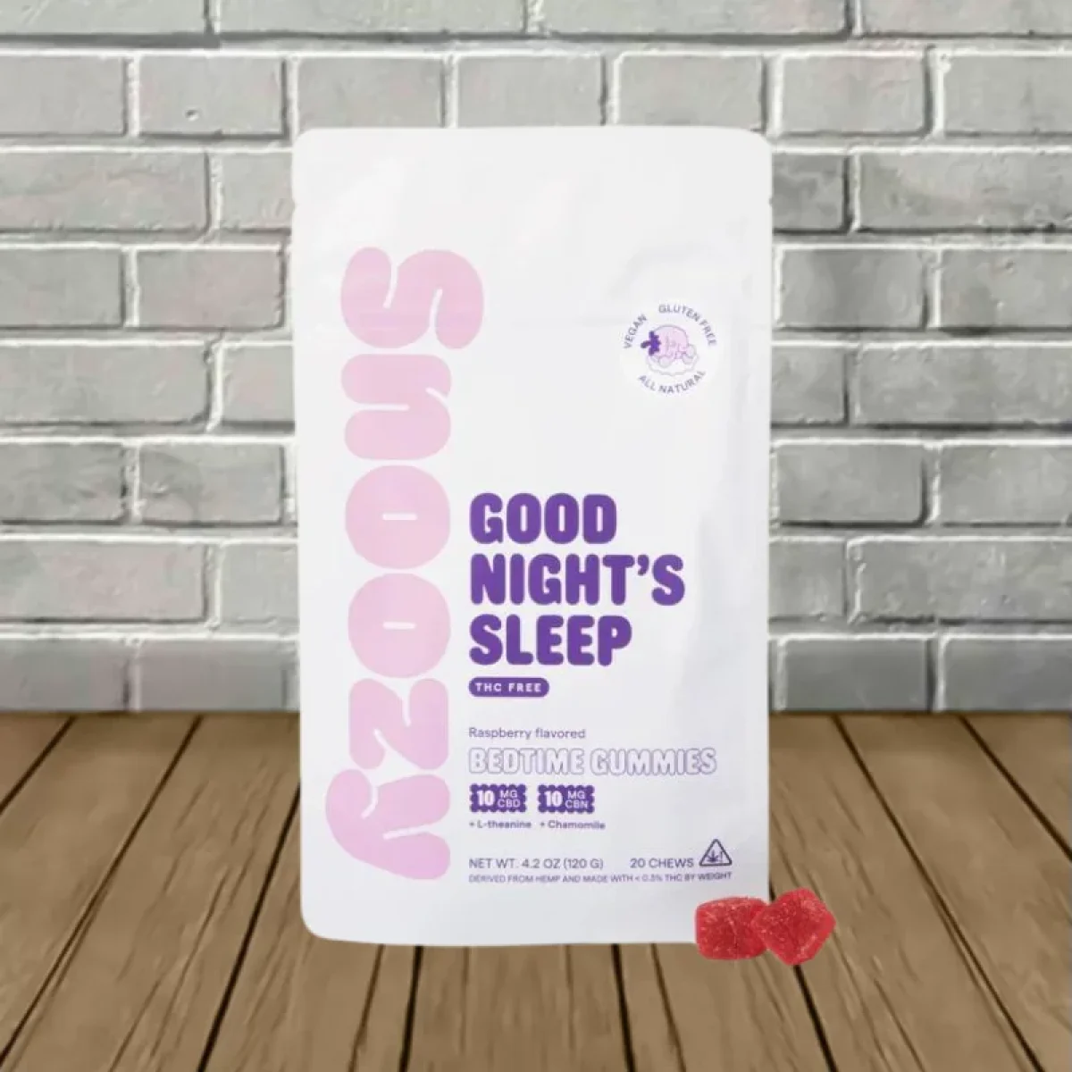 Snoozy Good Night's Sleep 20ct Pack THC Free - Great CBD Shop