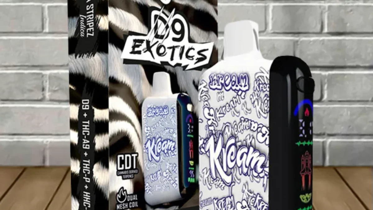 Kream D9 Exotics Disposable Vape 8g - DISCONTINUED - Great CBD Shop