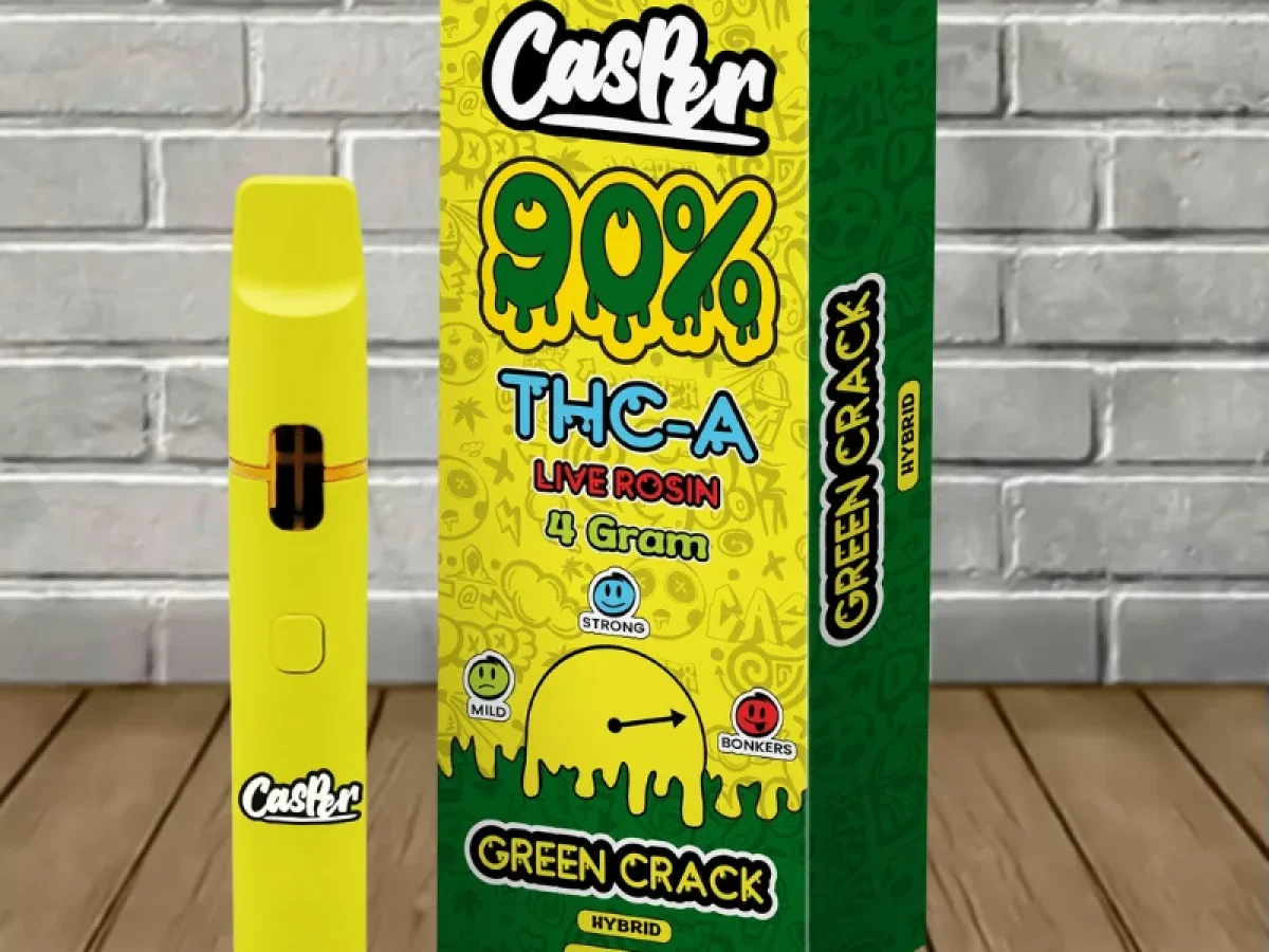 Casper Labs 90% Live Rosin THCa Disposable 4g - DISCONTINUED