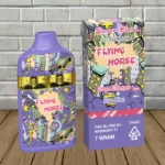 Flying Horse Stoner Blend Disposable 7g-Grape Stomper -- Sativa + Blue Alien -- Indica