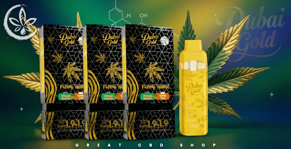 Flying Horse 3-in-1 Dubai Gold Edition THCp 9g Disposable