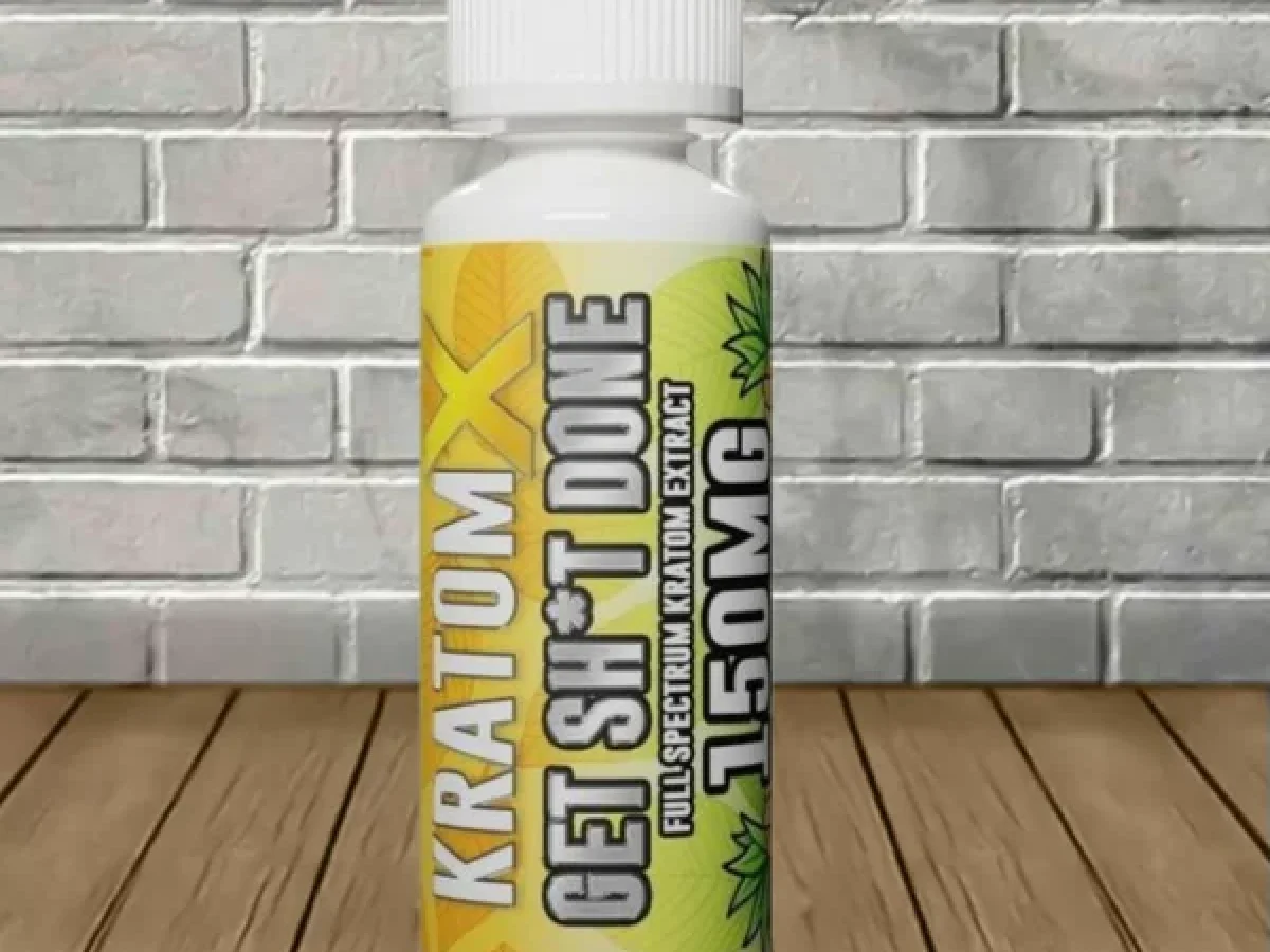 KratomX Liquid Kratom Extract Shot 1oz - Great CBD Shop