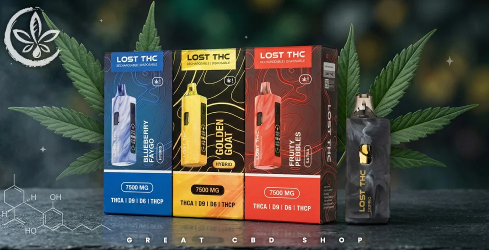 Lost THC V2 THCa  D9  D6  THCp Disposable 7.5g