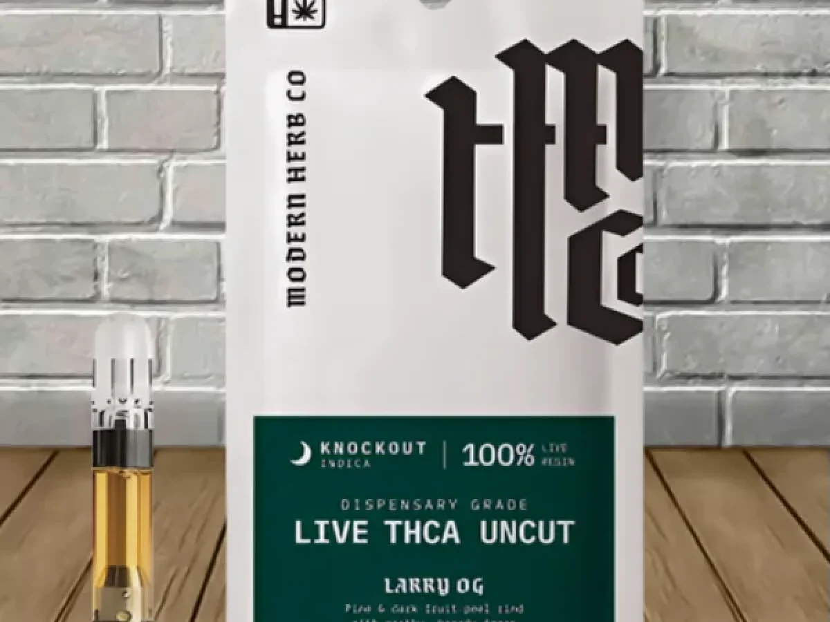 Modern Herb Co Live Resin Uncut THCa Cartridge 1ml