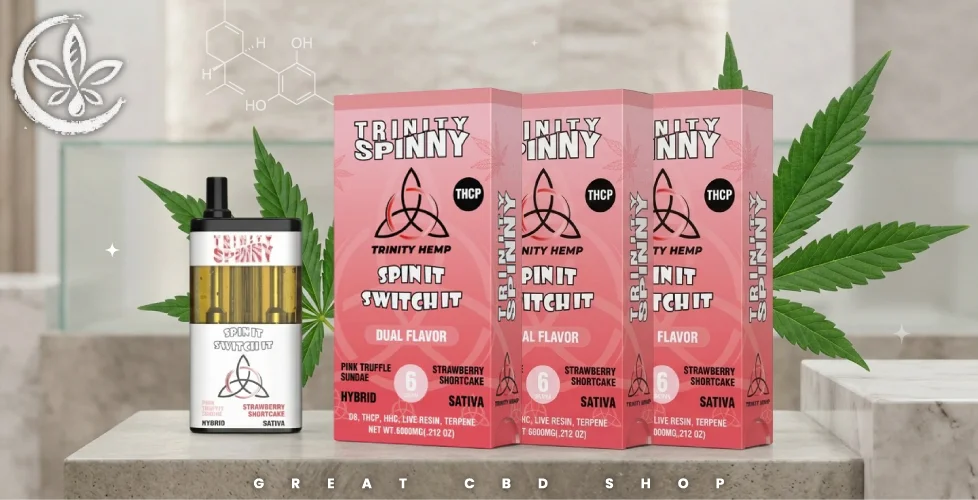 Trinity Spinny 6g THCp Dual Flavor Vape