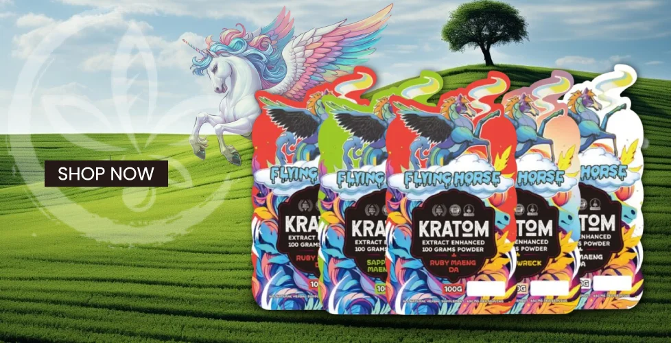 Flying Horse Extract Enhanced Kratom Powder