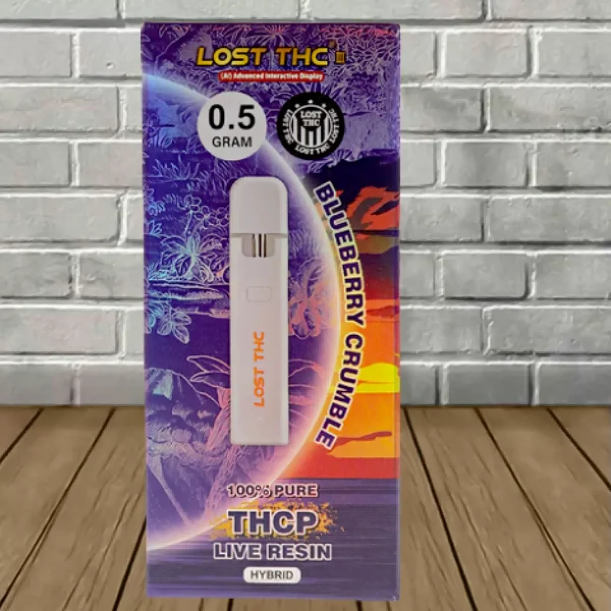 Lost THC 100% Pure THCP Live Resin Disposable 0.5g - Great